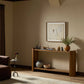 Damari Console Table - Medium Brown Limba