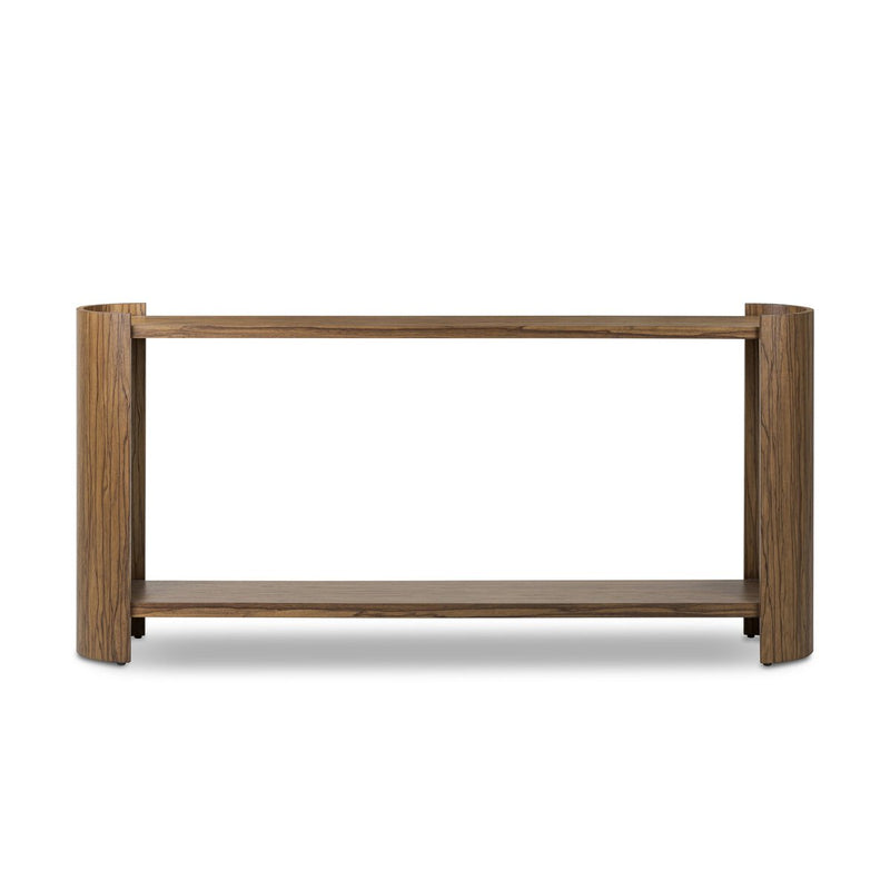 Damari Console Table - Medium Brown Limba