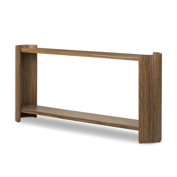 Damari Console Table - Medium Brown Limba