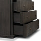 Ona 6-Drawer Dresser - Smoked Black Mindi