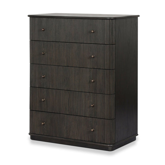 Ona Tall Dresser - Smoked Black Mindi