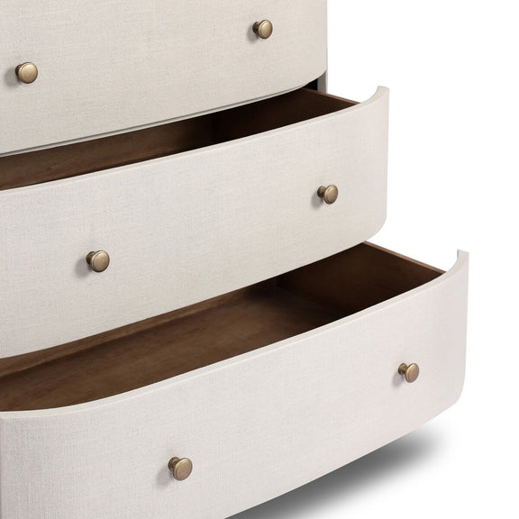 Amelia Chest - Ivory Painted Linen