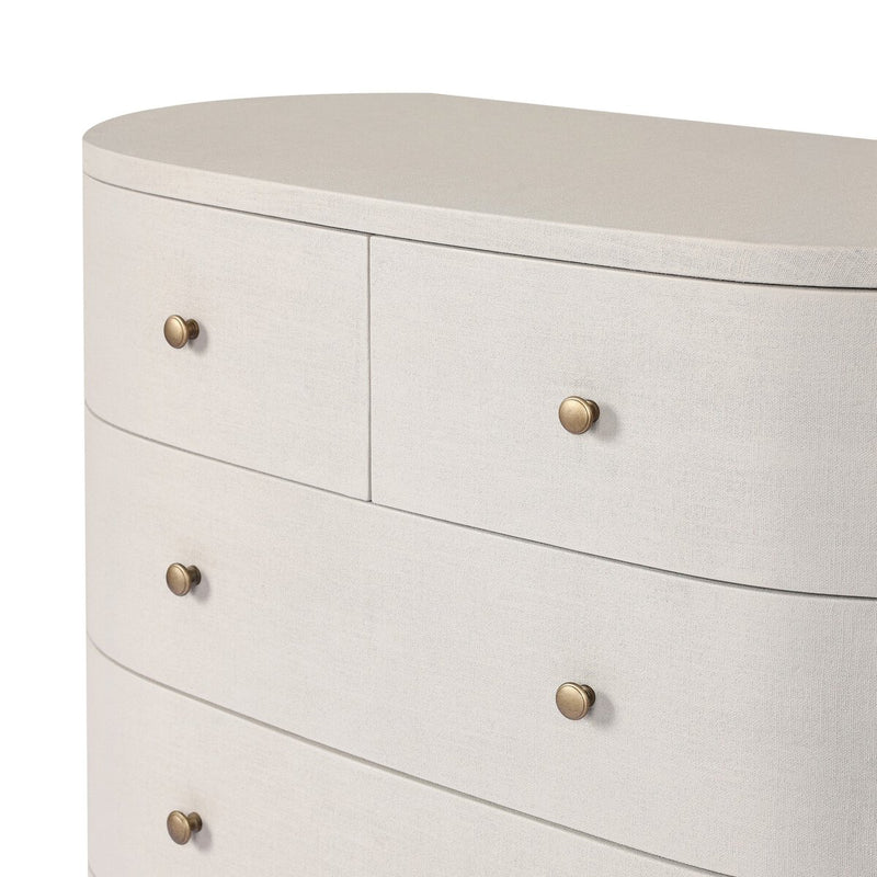 Amelia Chest - Ivory Painted Linen