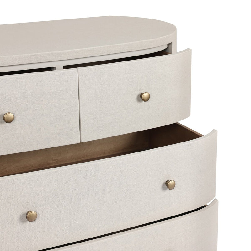 Amelia Chest - Ivory Painted Linen