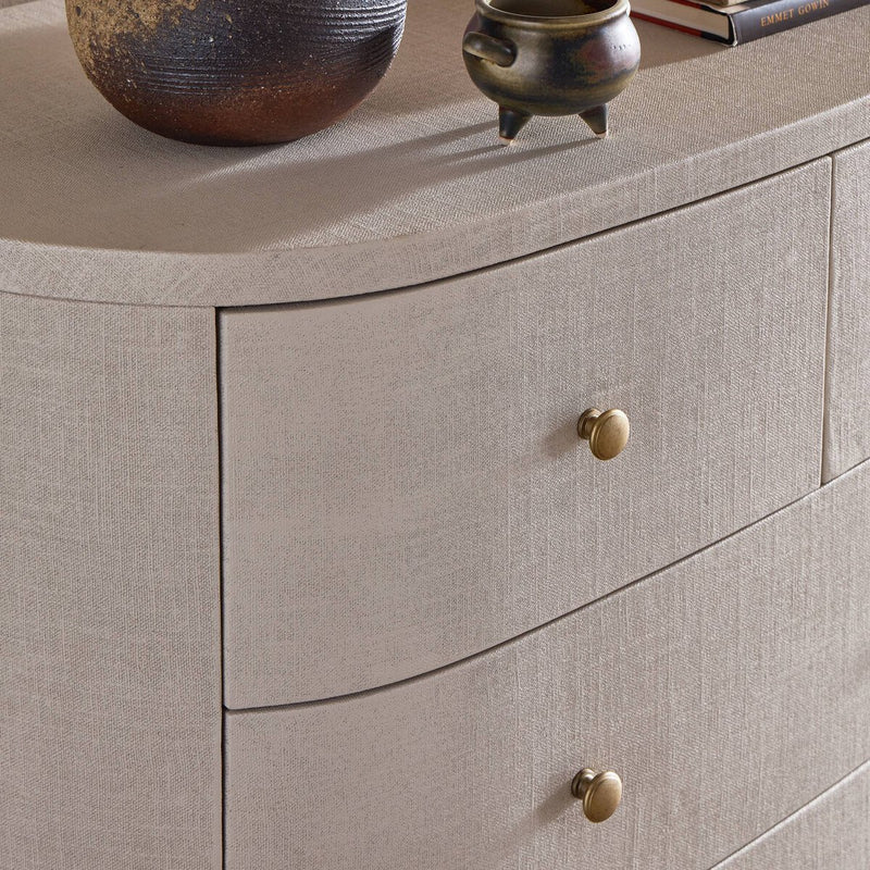 Amelia Chest - Ivory Painted Linen