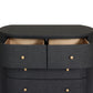 Amelia Chest - Black Linen