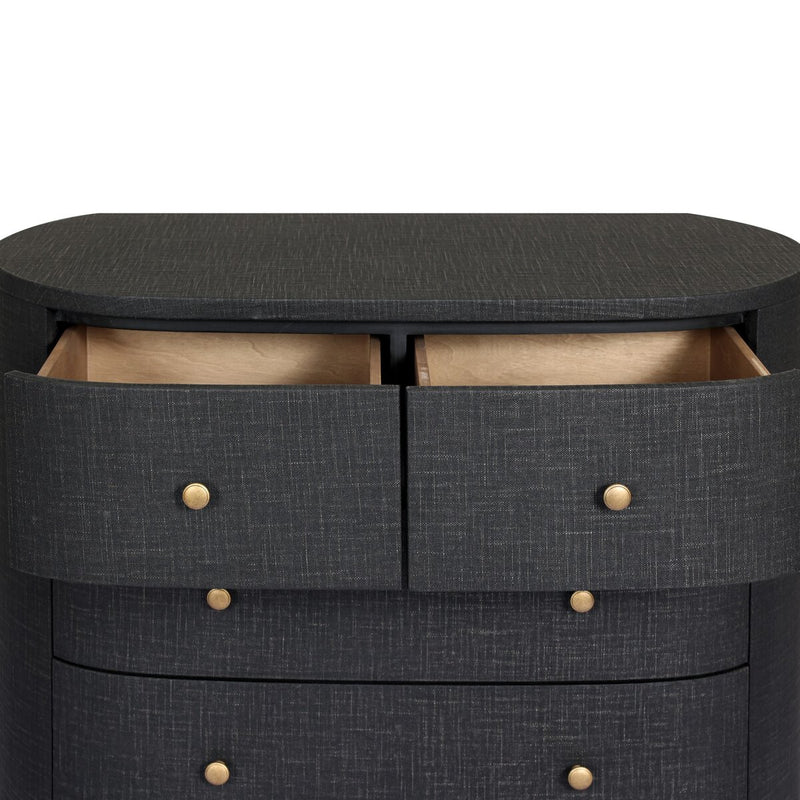 Amelia Chest - Black Linen