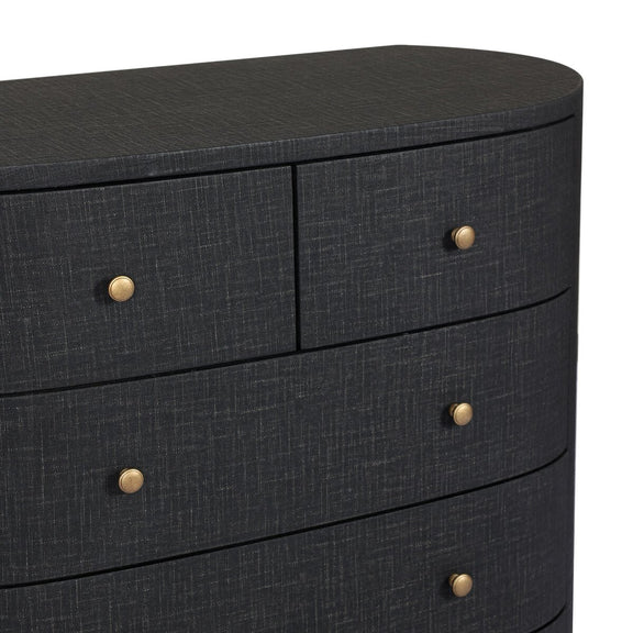Amelia Chest - Black Linen