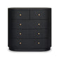 Amelia Chest - Black Linen