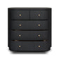 Amelia Chest - Black Linen