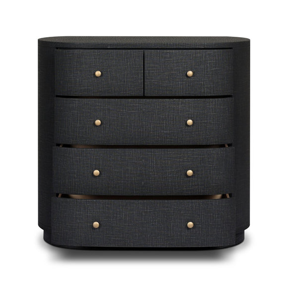 Amelia Chest - Black Linen