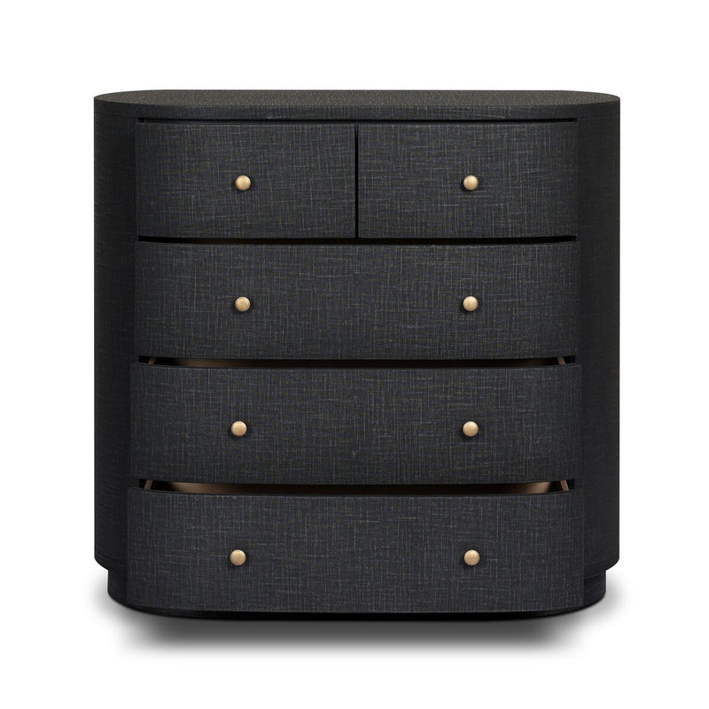 Amelia Chest - Black Linen