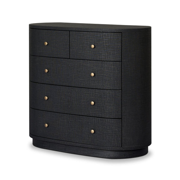 Amelia Chest - Black Linen