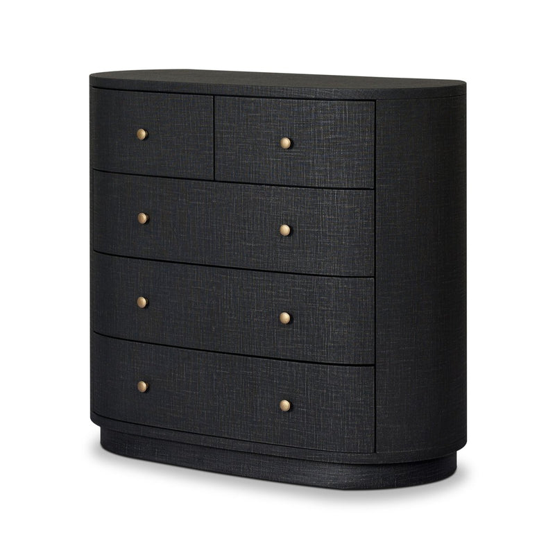 Amelia Chest - Black Linen