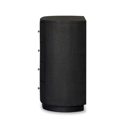Amelia Chest - Black Linen