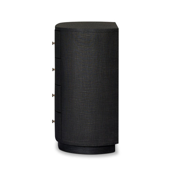 Amelia Chest - Black Linen