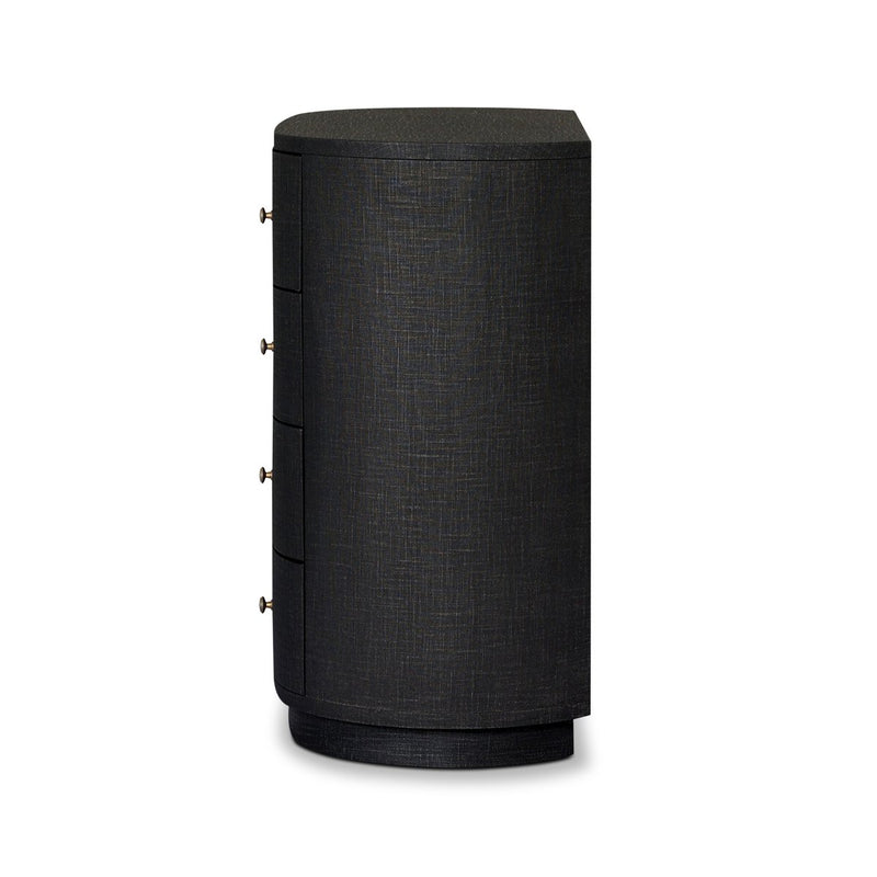 Amelia Chest - Black Linen