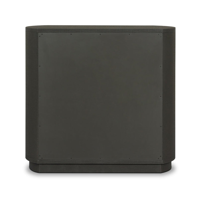 Amelia Chest - Dark Green Lacquered Linen