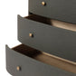 Amelia Chest - Dark Green Lacquered Linen