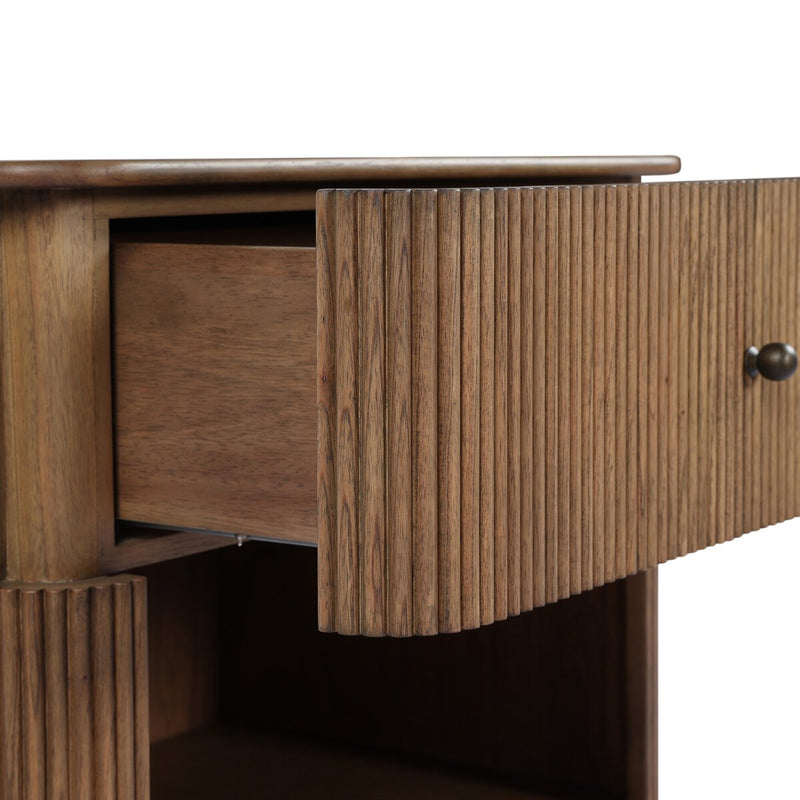 Ona Nightstand - Amber Mindi Veneer
