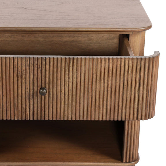 Ona Nightstand - Amber Mindi Veneer