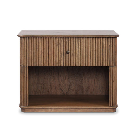Ona Nightstand - Amber Mindi Veneer