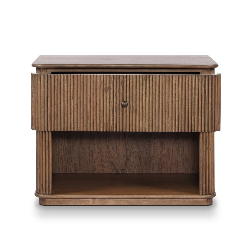 Ona Nightstand - Amber Mindi Veneer