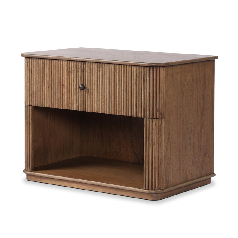 Ona Nightstand - Amber Mindi Veneer