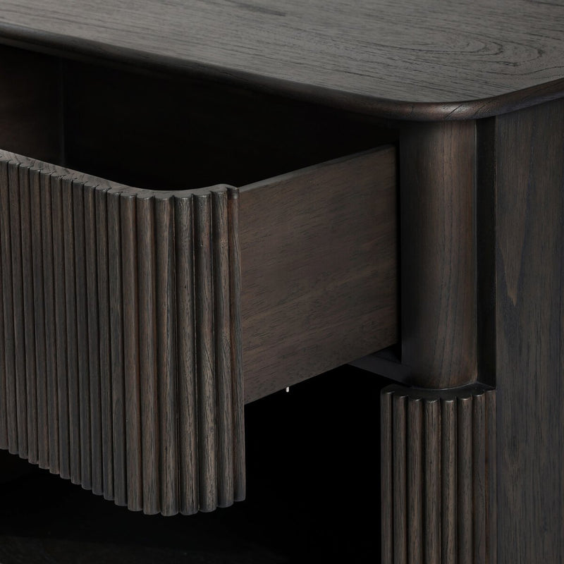Ona Nightstand - Smoked Black Mindi