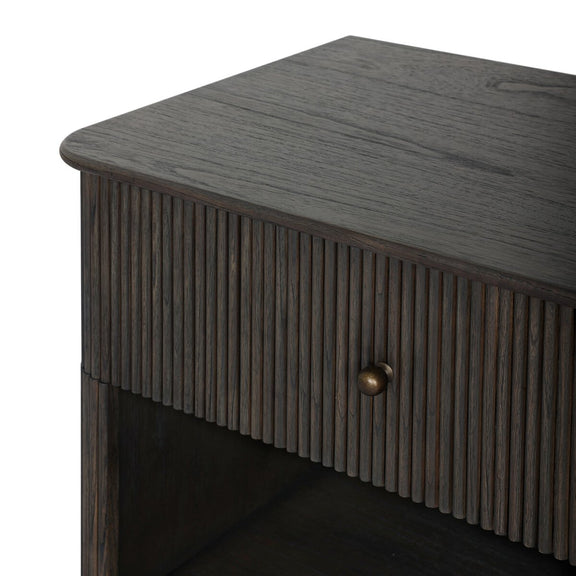 Ona Nightstand - Smoked Black Mindi