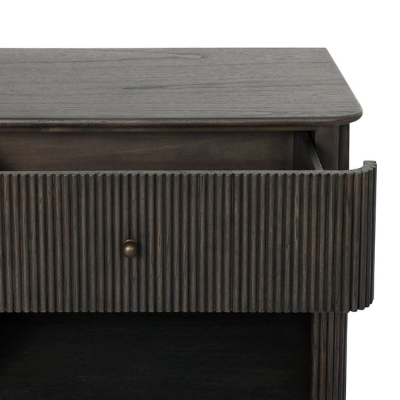 Ona Nightstand - Smoked Black Mindi
