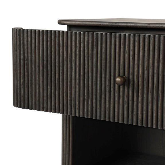 Ona Nightstand - Smoked Black Mindi