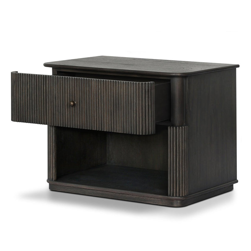 Ona Nightstand - Smoked Black Mindi
