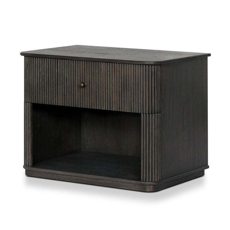 Ona Nightstand - Smoked Black Mindi