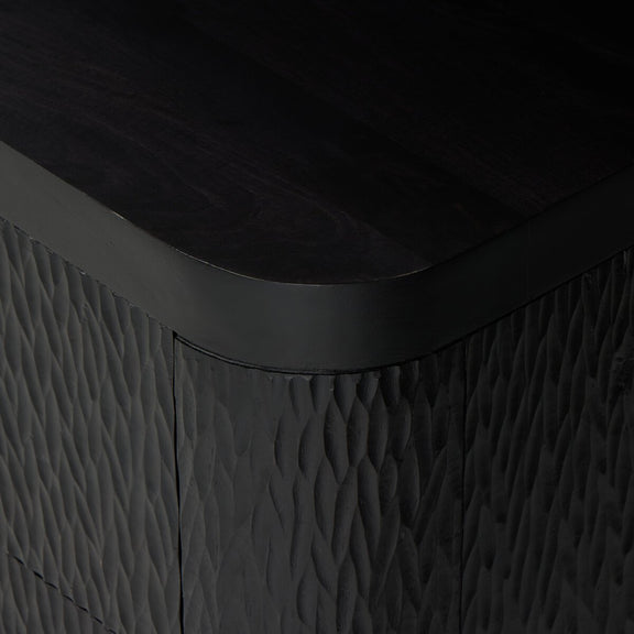 Shevall Nightstand - Black Wash