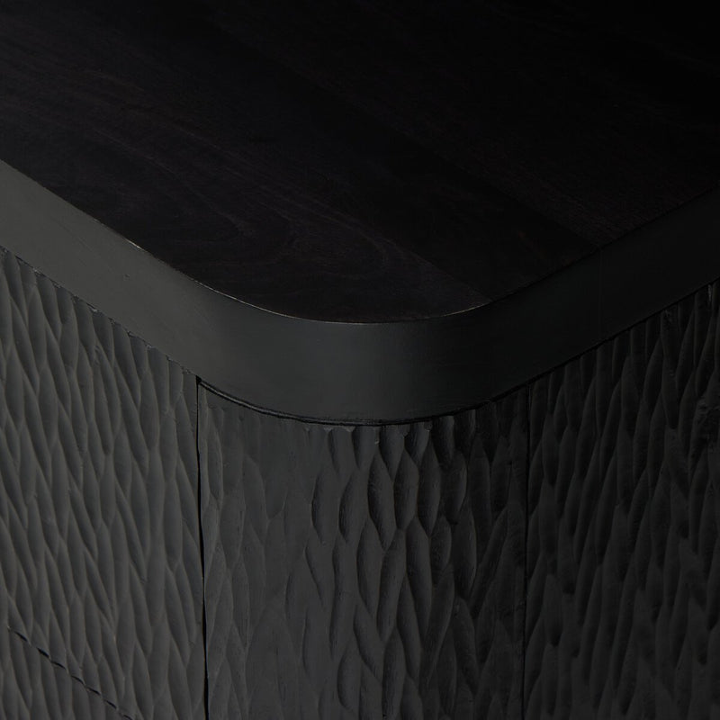 Shevall Nightstand - Black Wash