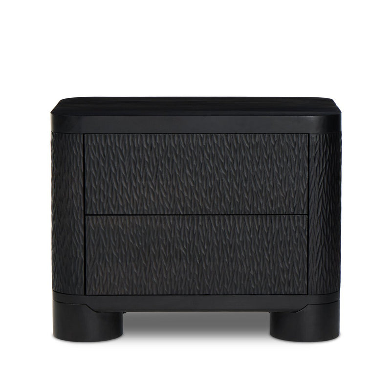 Shevall Nightstand - Black Wash