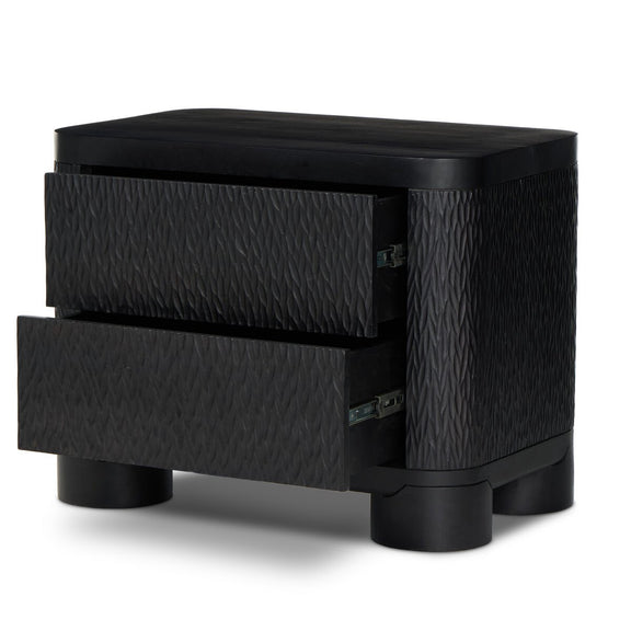 Shevall Nightstand - Black Wash
