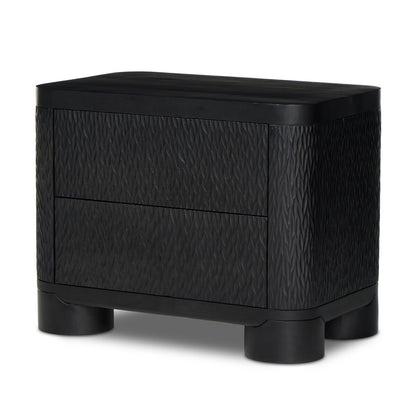 Shevall Nightstand - Black Wash