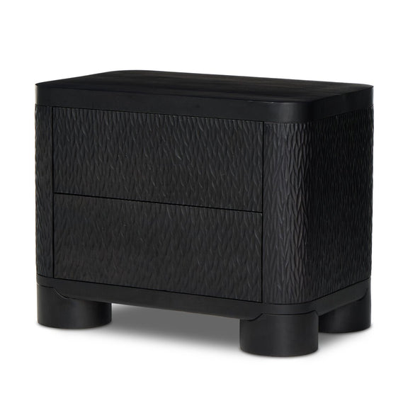 Shevall Nightstand - Black Wash