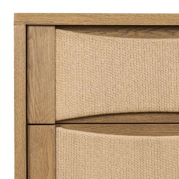 Wilmina Nightstand - Amber Oak Thin Veneer