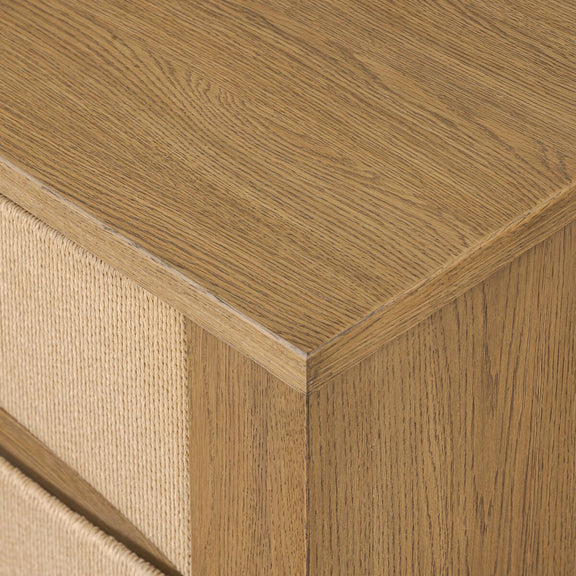 Wilmina Nightstand - Amber Oak Thin Veneer