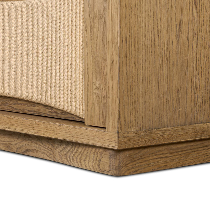 Wilmina Nightstand - Amber Oak Thin Veneer