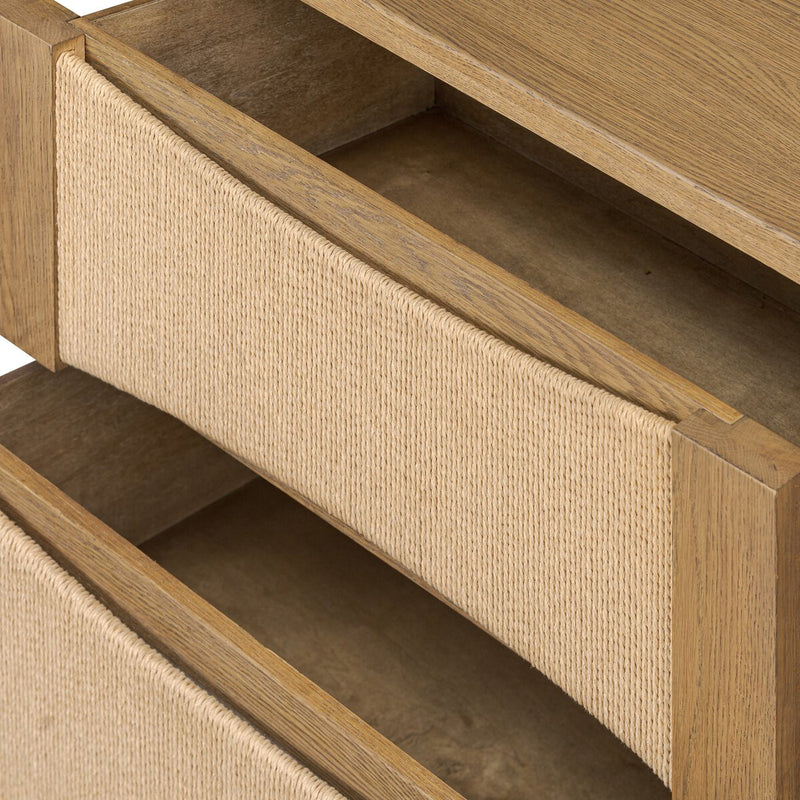 Wilmina Nightstand - Amber Oak Thin Veneer