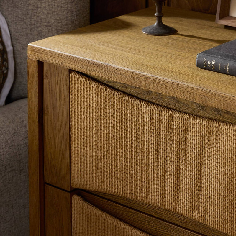 Wilmina Nightstand - Amber Oak Thin Veneer