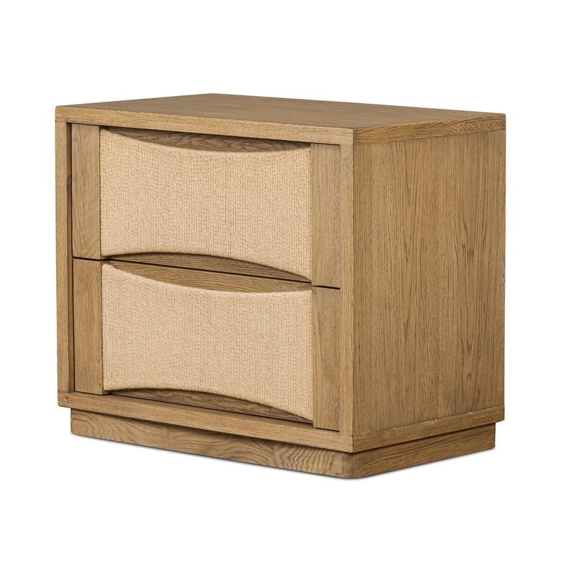 Wilmina Nightstand - Amber Oak Thin Veneer