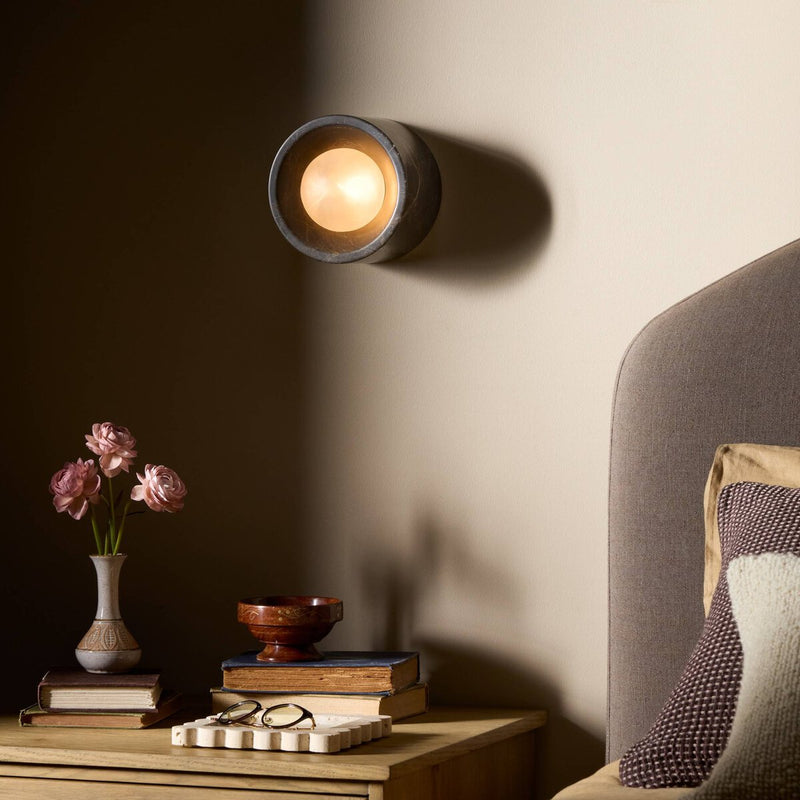 Fargo Sconce - Brown Italian Marble