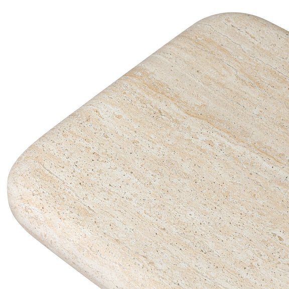 Cava Outdoor End Table - Textured Sand Concrete