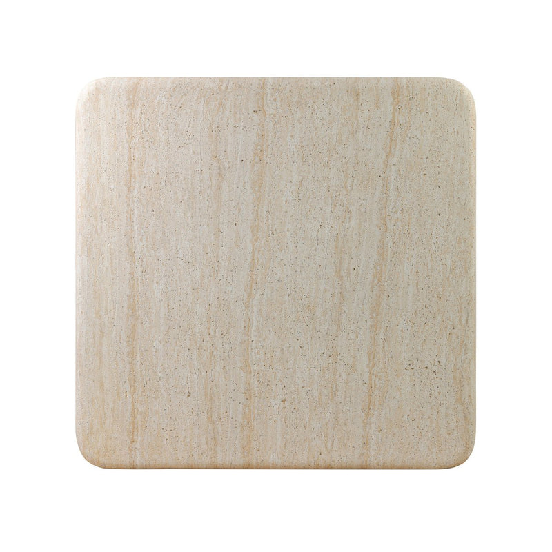 Cava Outdoor End Table - Textured Sand Concrete