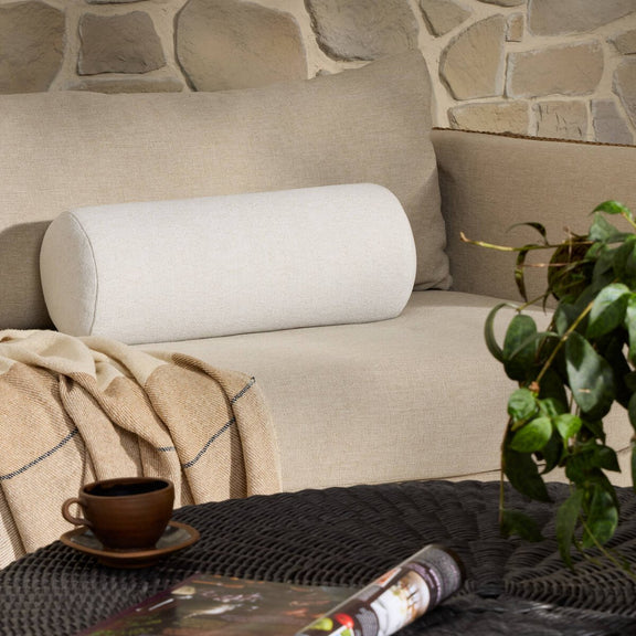 Townes Outdoor Bolster Pillow - Alessi Linen